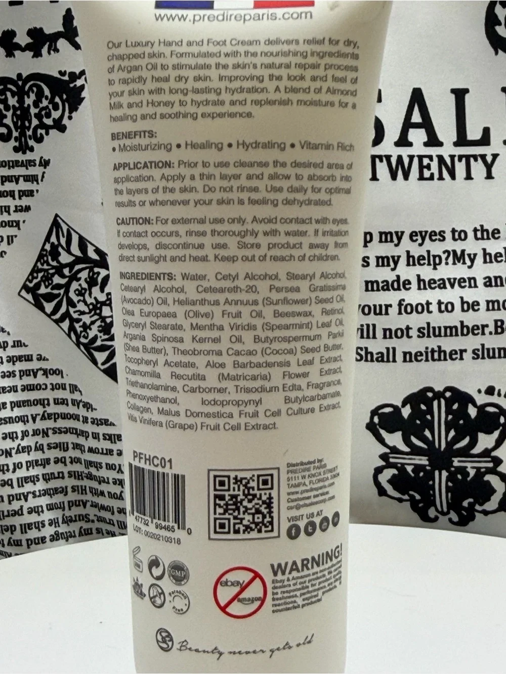 Luxury Hand & Foot Cream Almond Milk & Honey - Cream